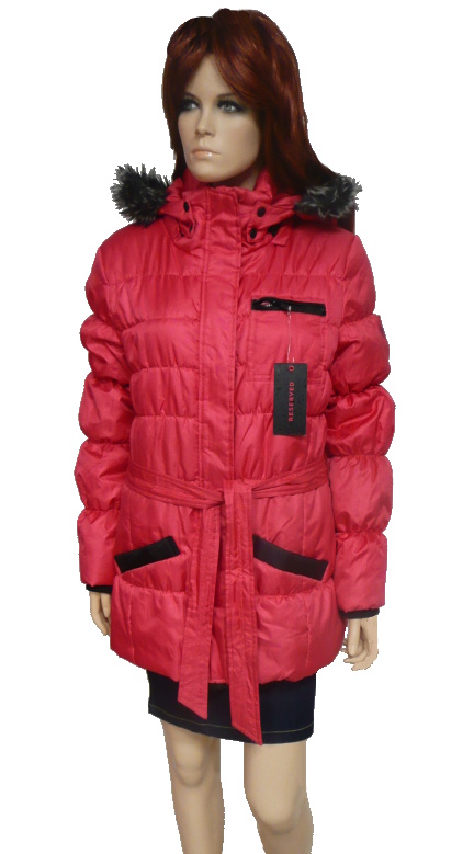 Dámská zimní bunda - růžová - vel. 42