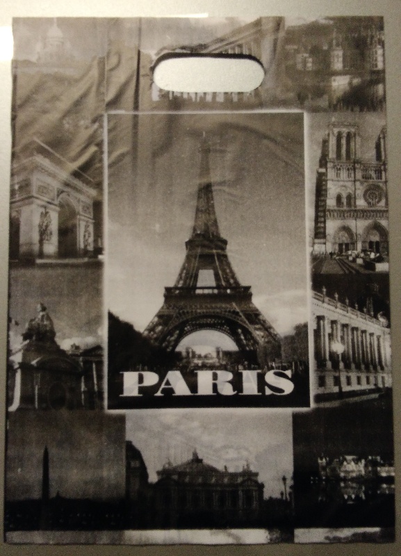 Dárková Igelitová taška PARIS - Eiffelovka - výhodné balení