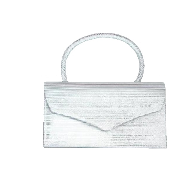 Luxusní dámské plesové psaníčko / kabelka PS7088 - stříbrné