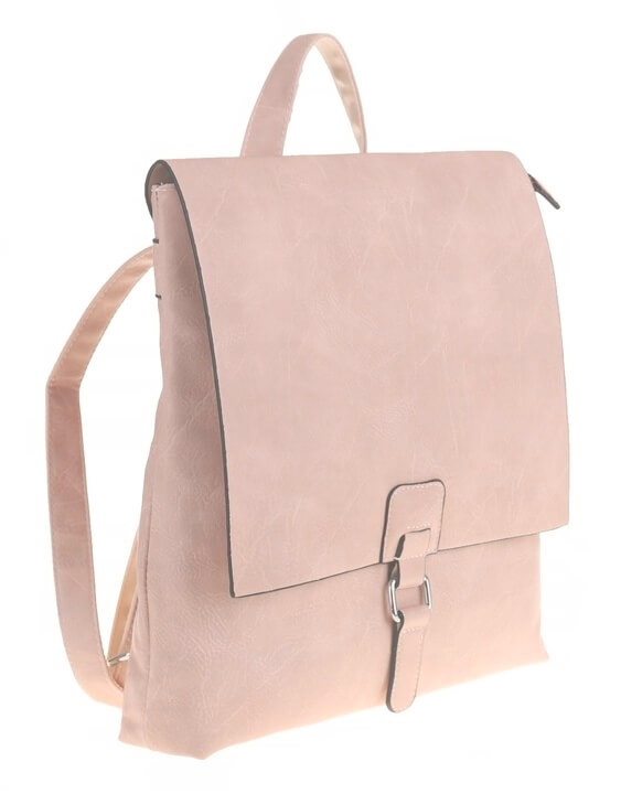 Dámský módní batoh / batůžek ITALY BA1523 - světle růžový