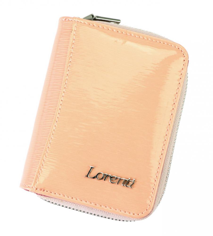 Dámská malá peněženka kožená Lorenti AUK4516 - růžová lososová