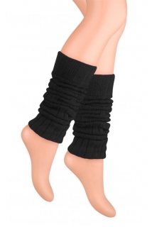 Kotníkové návleky na nohy - černé - 3 páry - výhodné balení - vel. UNI