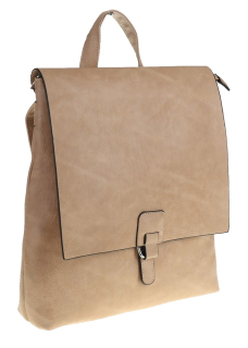 Dámský módní batoh / batůžek ITALY BA1523 - světle hnědý
