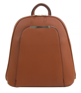 Dámský elegantní menší módní batoh / batůžek ITALY BAT0101 - hnědý