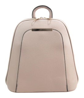 Dámský elegantní menší módní batoh / batůžek ITALY BAT0101 - starorůžový