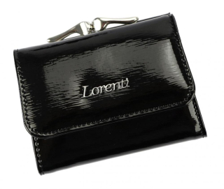 Dámská malá peněženka kožená Lorenti AUK4504 - černá