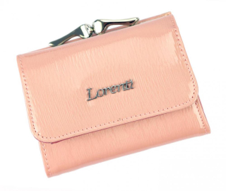 Dámská malá peněženka kožená Lorenti AUK4504 - růžová