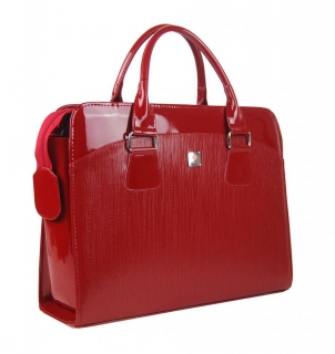 Dámská kabelka/kufřík pro notebook BA3004 - červená