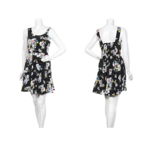Dámské květované letní šaty ONLY - černé - vel. M